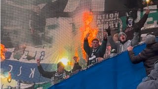 KSCFahnen in Flammen  Preußen MünsterFans sorgen im BBBank Wildpark für Aufsehen [upl. by Viviyan]