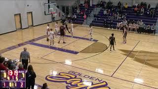 High School Boys Basketball Dodgeville at Barneveld January 4 2022 [upl. by Anaujd]