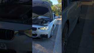 diesel intake sounds on an F30 330d bmw f30 330d intake turbo car racecar mperformance [upl. by Nyrak712]