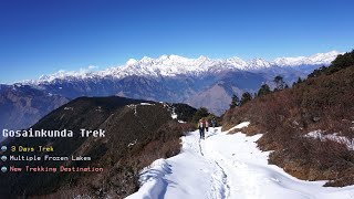 Gosaikunda Trek  Trek to frozen lake in Langtang  Explained by Local in detailed  December Trek [upl. by Llertnek695]