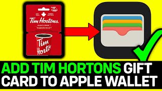 UPDATED 2024 How To Add Tim Hortons Gift Card To Apple Wallet [upl. by Ulrich]