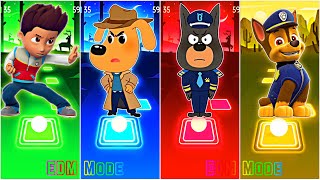 PAW Patrol amp Sheriff Labrador  Sheriff Labrador 🆚 Ryder 🆚 Officer Dobermann 🆚 Chase 🎶 Tiles Hop [upl. by Mannes556]