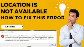 Location is not available fix error Download Folder Not Open [upl. by Notaes290]