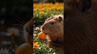 Capybara so cute capybara animals cuteanimals [upl. by Olnton390]