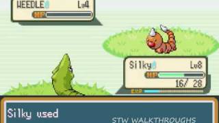 Pokemon Fire Red Walkthrough Part 3 The Viridian Forest [upl. by Layap]