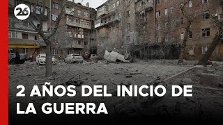 UCRANIA  EN VIVO  Se cumplen 2 años del inicio de la guerra contra Rusia [upl. by Kirbee134]