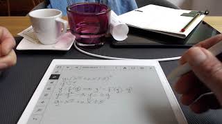 Doing maths on the reMarkable tablet [upl. by Simonsen]