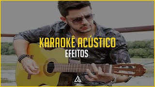 Cristiano Araújo  Efeitos  PLAYBACK COM LETRA [upl. by Epoillac71]