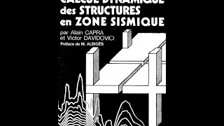 كتاب اليوم Calcul Dynamique des Structures en Zone Sismique pdf [upl. by Jariv]