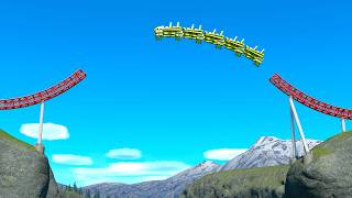 Canyon Jump Roller Coaster – Planet Coaster [upl. by Christopher]