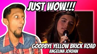 JUST WOW  Goodbye Yellow Brick Road  Angelina Jordan Reaction  Vocal Analysis [upl. by Sharleen]