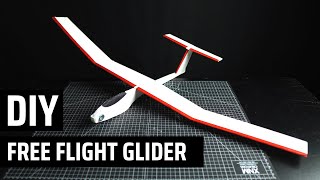 How to Make a Free Flight Foam Glider The simplest way EVER [upl. by Canice307]