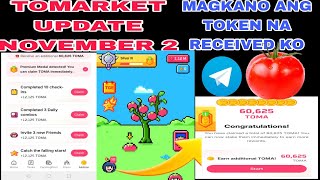 TOMARKET UPDATE NOVEMBER 2 ELIGIBLE KABA 2X TOKEN FOR PREMIUM MEDAL👌💯✅ [upl. by Liva482]