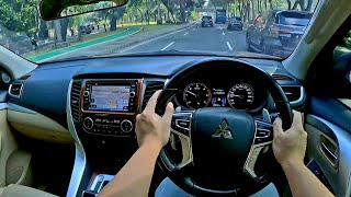 Driving POV MITSUBISHI PAJERO SPORT DAKAR 24L TURBO DIESEL 2018 Test Drive Acceleration amp Handling [upl. by Dlnaod89]