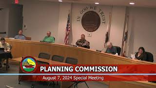 San Benito County Planning Commission Special Meeting  August 7 2024 [upl. by Helena]