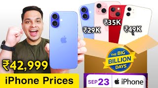 Flipkart Big Billion Day 2024  All iPhone Prices in BBD Sale 2024  iPhone 15  ₹4X999 🔥 [upl. by Hirz117]