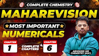 Formula List 🧐 Numerical Solve करने का आसान तरीका  MAHAREVISION Chap 1  6 Physical Chemistry ASC [upl. by Mandeville]