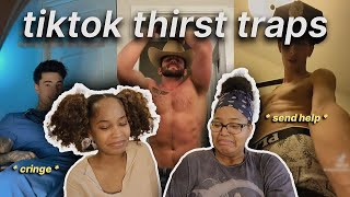 reacting to CRINGE tiktok THIRST TRAPS ┃😬 [upl. by Tan47]