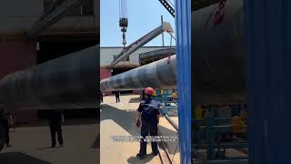 Bell and spigot machine machine madeinchina steelpipes [upl. by Zetnahs]