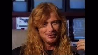 Dave Mustaine On Rust In Peace Religion Holy Wars Band Members from 1990 With David Ellefson [upl. by Haduj460]