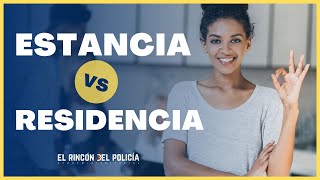 Clase Tema 10 Oposición Policía Nacional Estancia VS Residencia [upl. by Aineg]