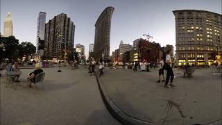 Vuze 3D 4K 360° VR New York  Flat Iron building [upl. by Boffa]