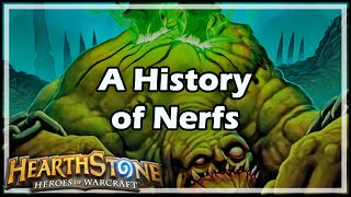 Hearthstone A History of Nerfs [upl. by Eesak]