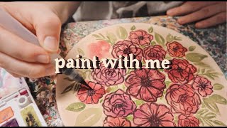 paint with me  ktscanvases [upl. by Llorre]