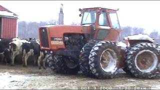 Allis Chalmers 7580 with Detroitmp4 [upl. by Eiramnerual84]