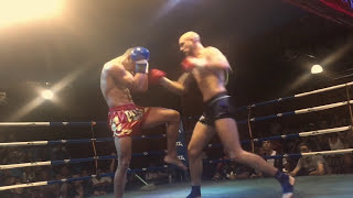 Paul Banasiak Namsaknoi USA vs Erik Czech Republic  Muay Thai Fight [upl. by Edrock]