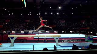 STEINGRUBER Giulia SUI  2019 Artistic Worlds Stuttgart GER  Qualifications Balance Beam [upl. by Huntington]