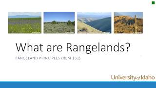 What are Rangelands [upl. by Pruter]