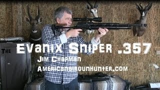 evanix sniper 357 air rifle A solid big bore for big game and predators [upl. by Suehtomit]