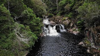 Halls Falls drone flight Mavic Air [upl. by Elauqsap]