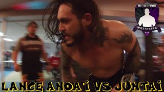 Lance Anoai vs Juntai Metro Pro Wrestling Southgate ProWrestling AnoaivsJuntai [upl. by Trebreh]