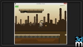 SideScrolling Platformer in GameMaker Studio Pt 1 3dm Promo [upl. by Lutero]