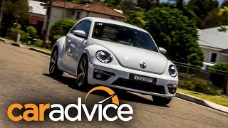 Volkswagen Beetle RLine review  A more brutish Bug [upl. by Goulet]