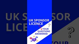 Most Common Questions Answers UK Sponsor Licence shorts sponsorlicence selfsponsorship uk [upl. by Aehs966]