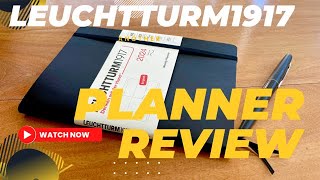 Leuchtturm 1917 Weekly Planner Horizontal 2024 Review [upl. by Atinehc925]