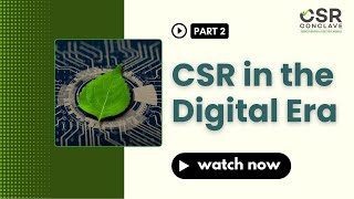 AI for Social Good  Panel Discussion at CSR in the Digital Era Conclave 2024 [upl. by Oralle323]