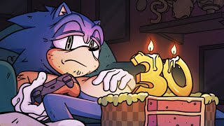 Sonic 30th Anniversary Song CRUSHING THIRTIES ■ feat Johnny Gioeli of CRUSH 40 ■ ANIMATION [upl. by Maidie848]