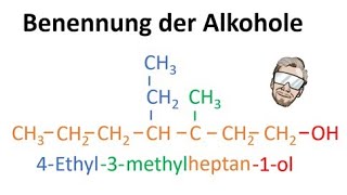 Benennung von Alkoholen  Nomenklatur der Alkanole  Chemie Endlich Verstehen [upl. by Val]