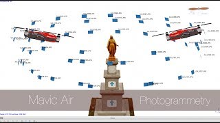 Mavic Air amp photogrammétrie  Agisoft Metashape [upl. by Pine]