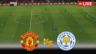 🔴LIVE  MANCHESTER UNITED vs LEICESTER CITY  Full Match Cup 2024  PES Game Simulation [upl. by Nerej]