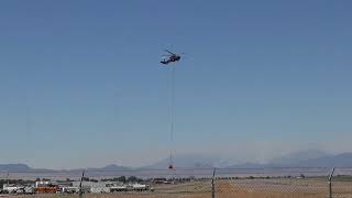 Marysville Utah Fire Leaving Richfield Airport [upl. by Ahtela528]