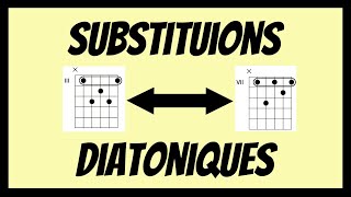 Les substitutions diatoniques daccords en guitare jazz ou comment enrichir vos accompagnements [upl. by Froehlich65]