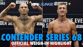 All Fighters Make Weight For Dana Whites Contender Series Season 8 Episode 2  DWCS 68 [upl. by Mcnully]