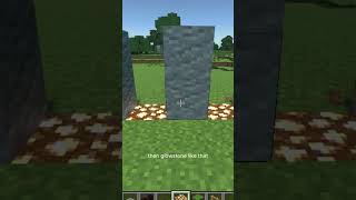 Andesite Fence In Minecraft [upl. by Ecerahc]