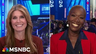 Nicolle Wallace and Joy Reid talk about the vibeshift at the DNC [upl. by Elockin]