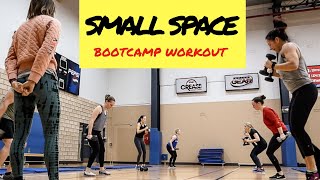 SMALL SPACE Full Bootcamp Workout Trainers Guide 64 [upl. by Tiffany]